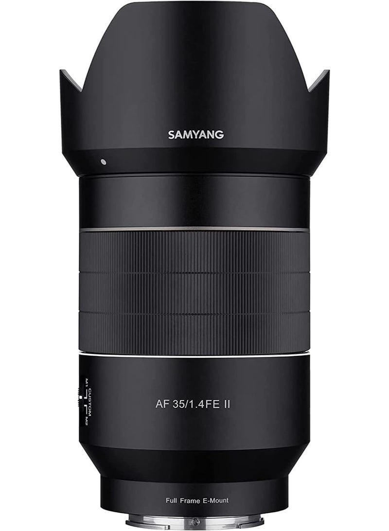 SAMYANG 35mm F1.4 AF Series II Full Frame Wide Angle Auto Focus Lens for Sony E (SYIO35SE2-E), one size - Image 1